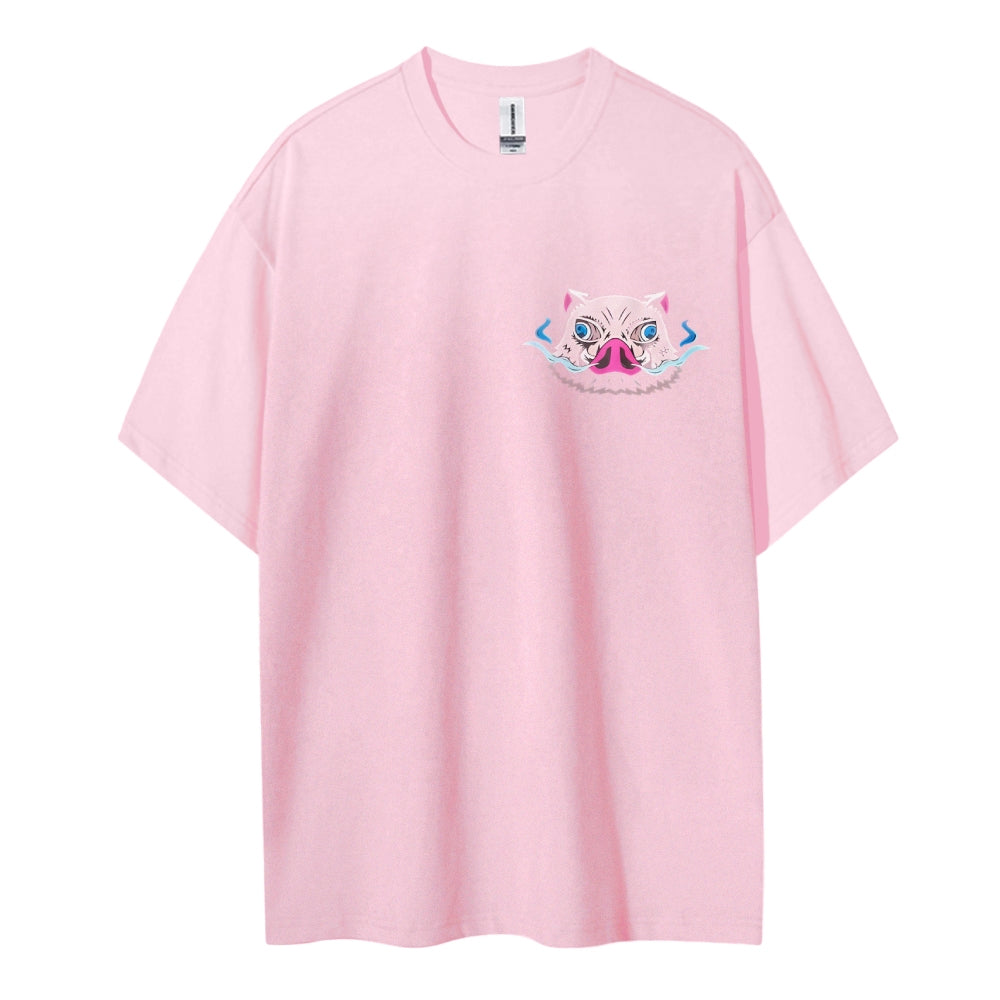 Demon Slayer Cotton Unisex Round Neck Anime T-Shirt
