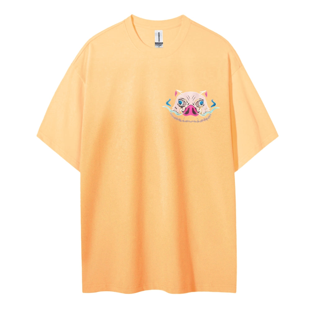 Demon Slayer Cotton Unisex Round Neck Anime T-Shirt