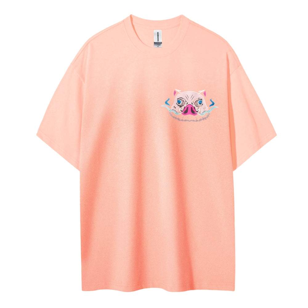 Demon Slayer Cotton Unisex Round Neck Anime T-Shirt