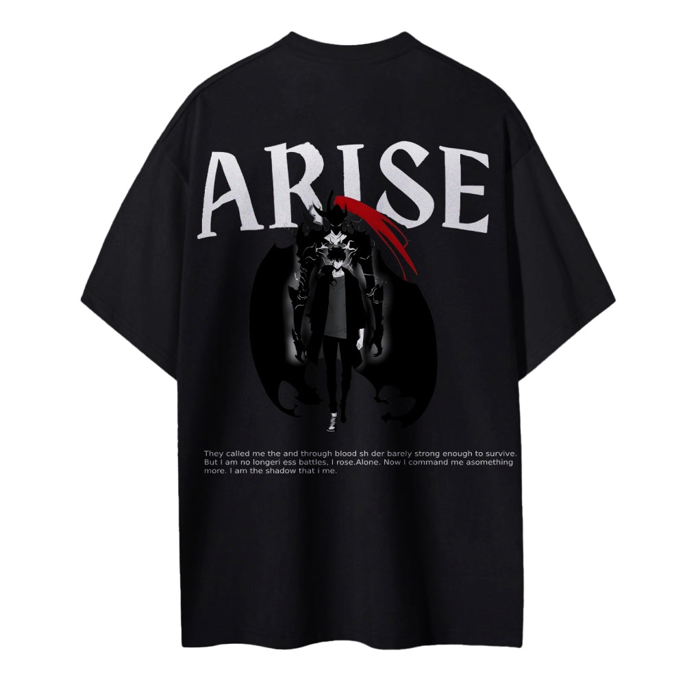 Solo Leveling Cotton Unisex Round Neck Anime T-Shirt