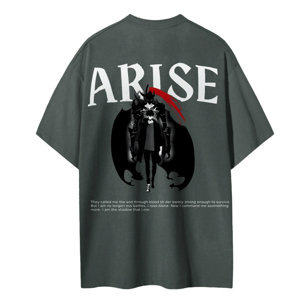 Solo Leveling Cotton Unisex Round Neck Anime T-Shirt