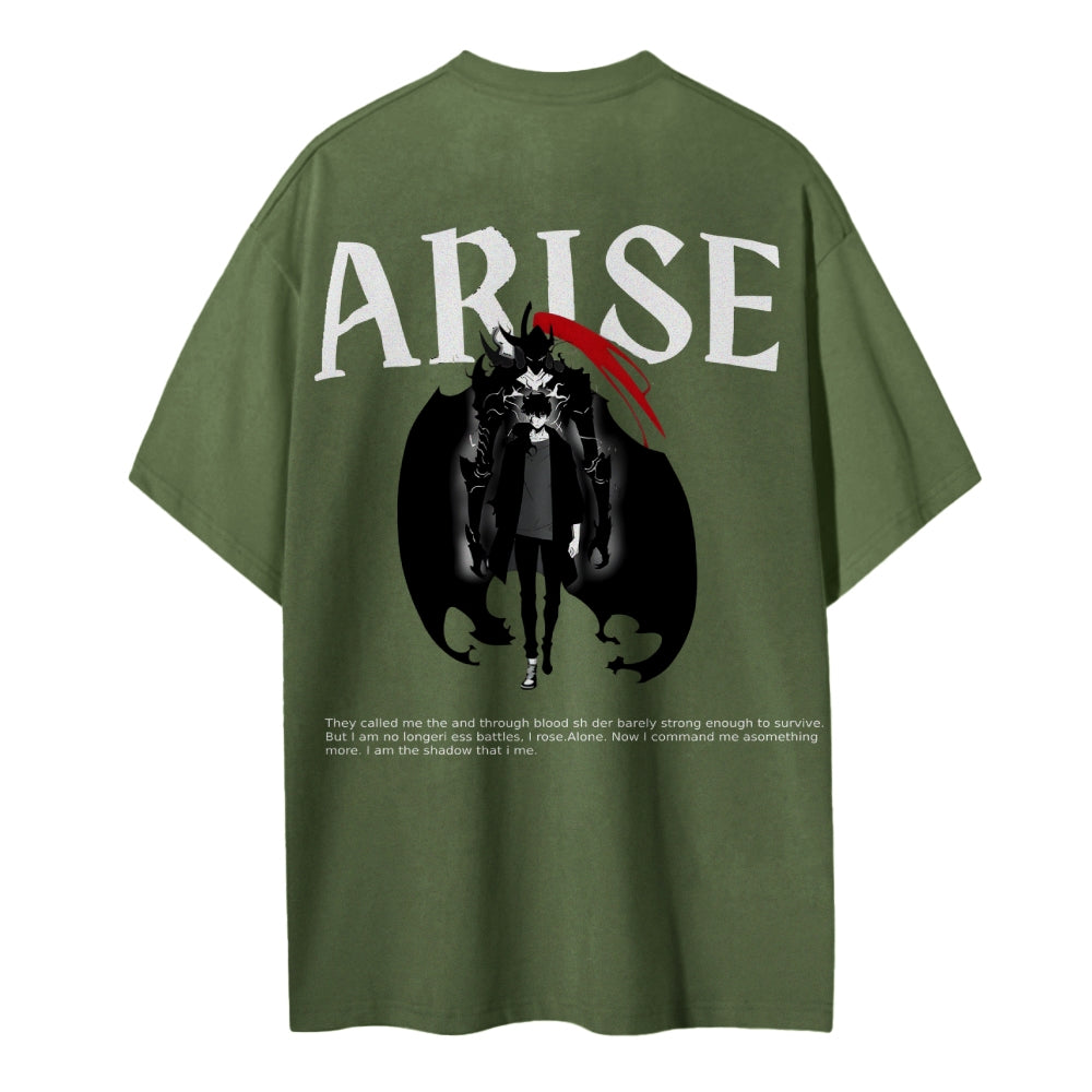 Solo Leveling Cotton Unisex Round Neck Anime T-Shirt