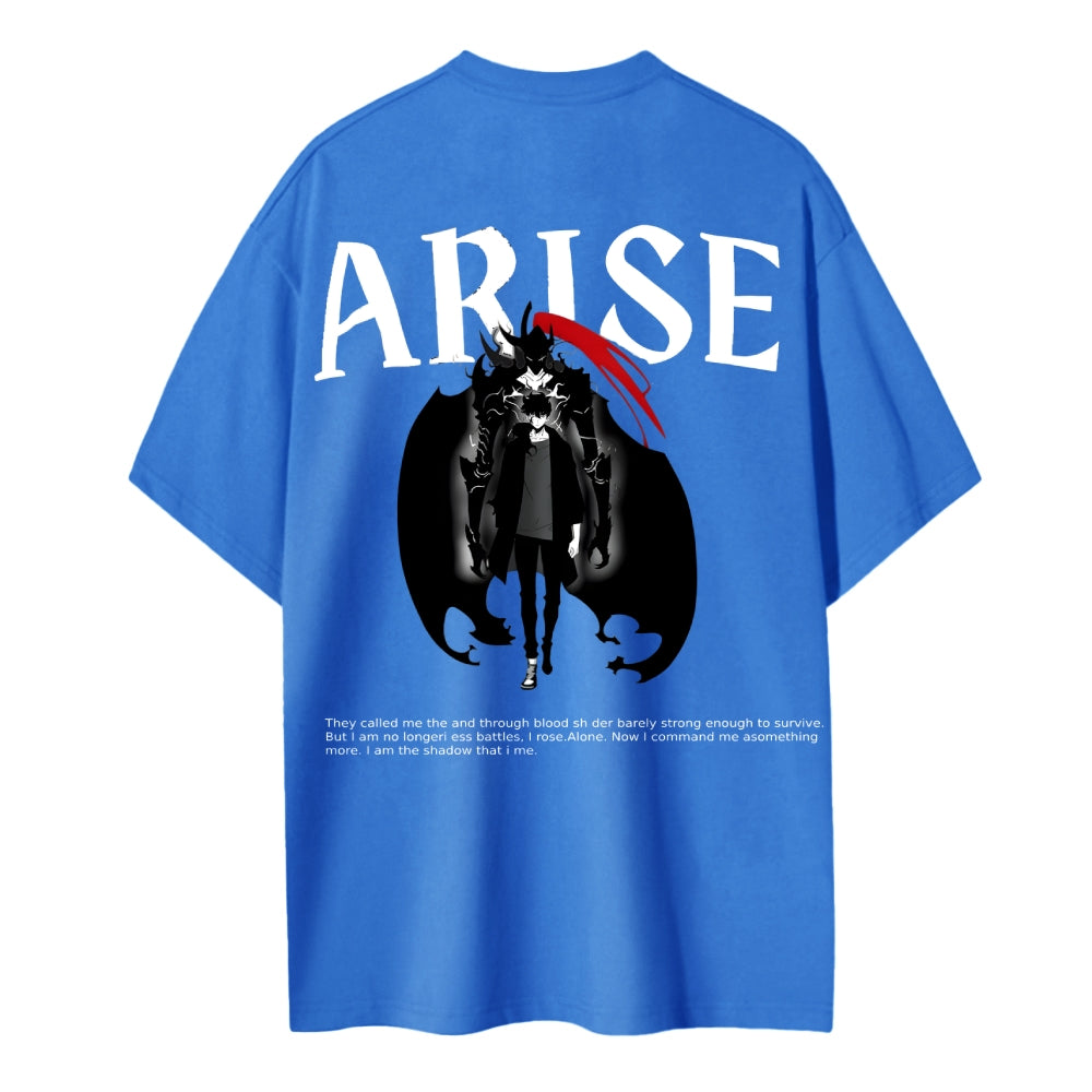 Solo Leveling Cotton Unisex Round Neck Anime T-Shirt