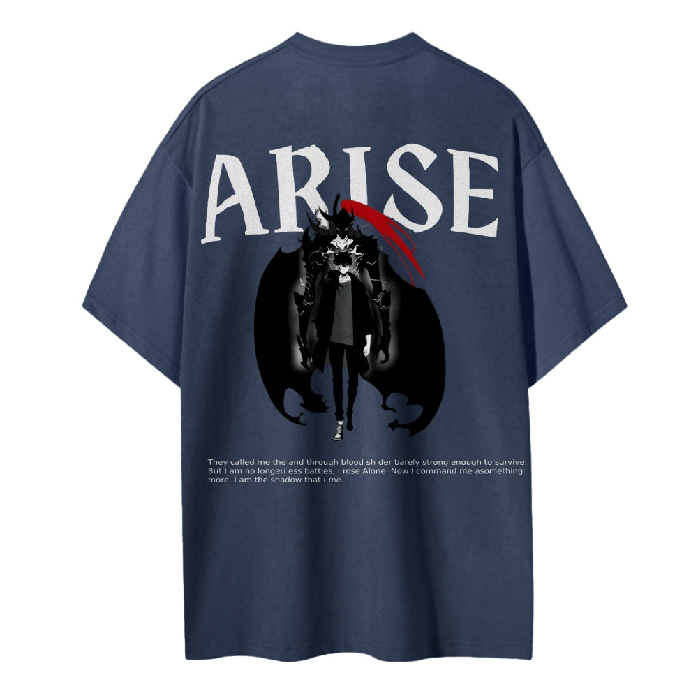 Solo Leveling Cotton Unisex Round Neck Anime T-Shirt