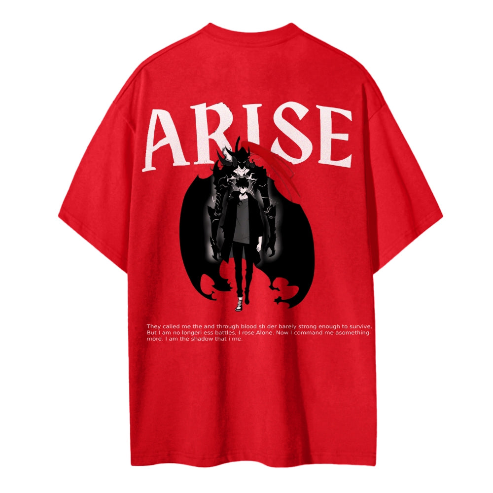 Solo Leveling Cotton Unisex Round Neck Anime T-Shirt