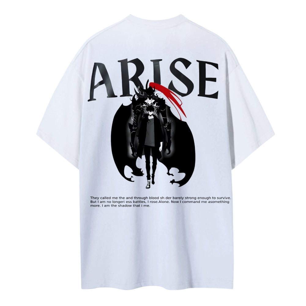 Solo Leveling Cotton Unisex Round Neck Anime T-Shirt