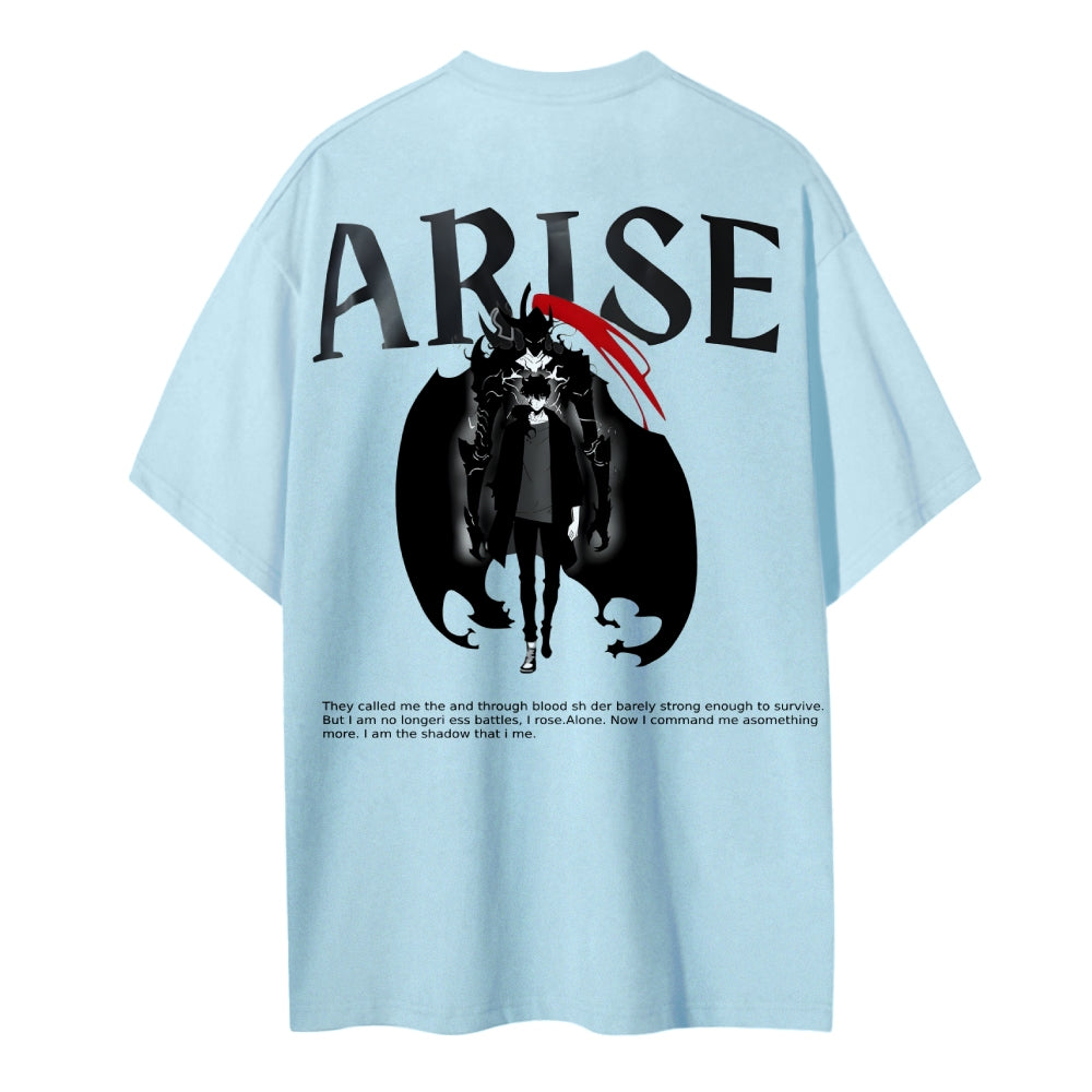 Solo Leveling Cotton Unisex Round Neck Anime T-Shirt