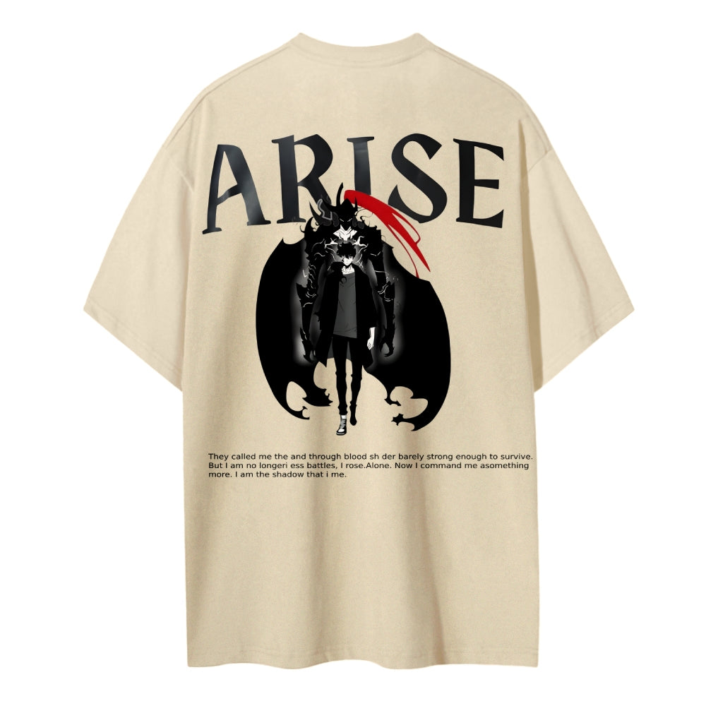 Solo Leveling Cotton Unisex Round Neck Anime T-Shirt