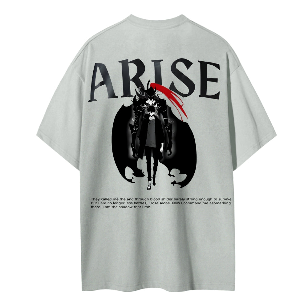 Solo Leveling Cotton Unisex Round Neck Anime T-Shirt