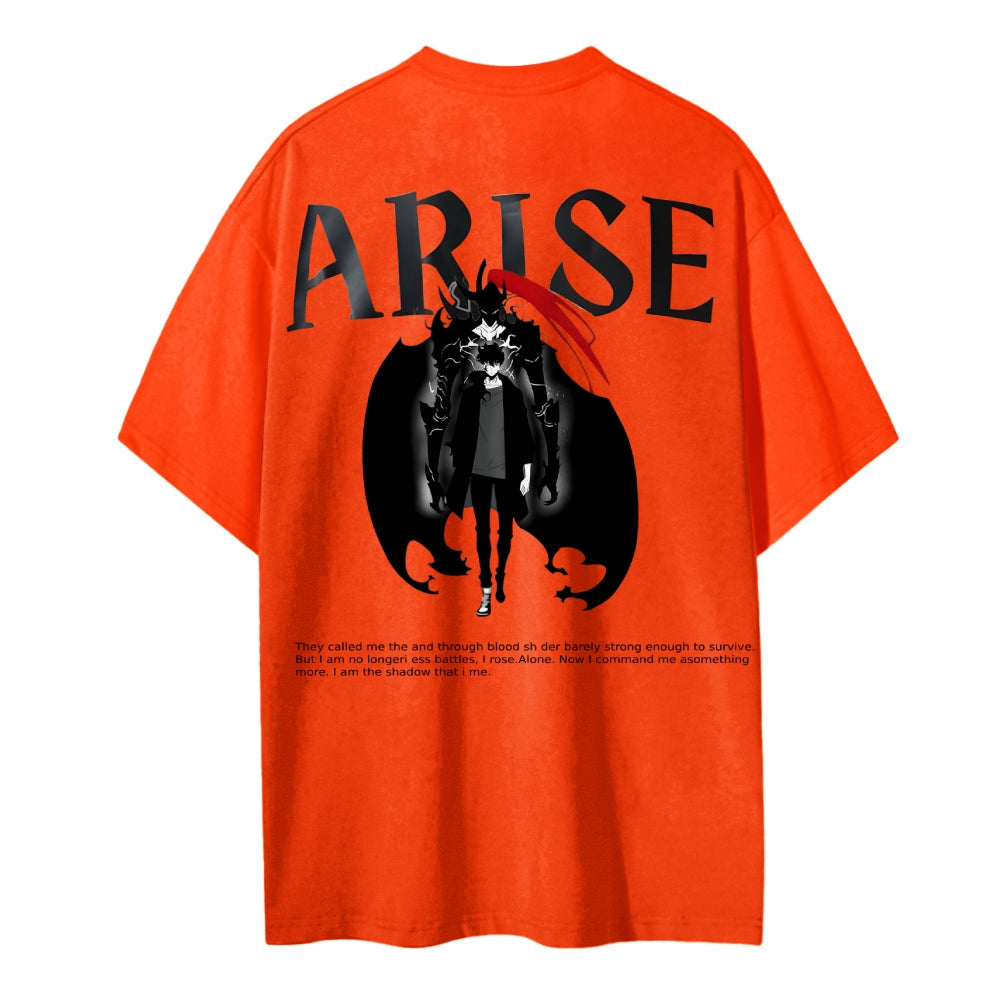 Solo Leveling Cotton Unisex Round Neck Anime T-Shirt