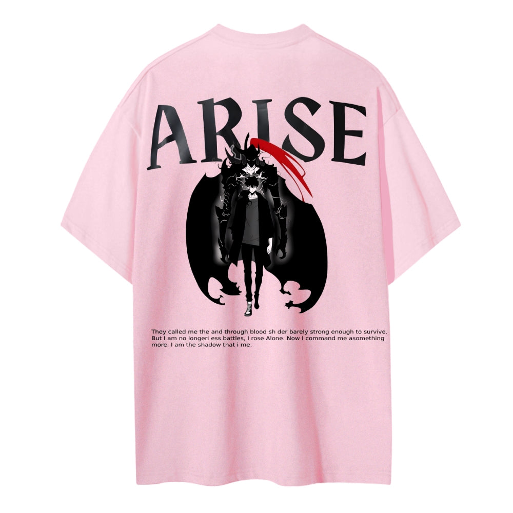 Solo Leveling Cotton Unisex Round Neck Anime T-Shirt