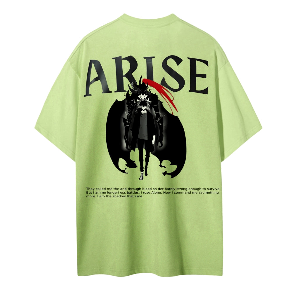 Solo Leveling Cotton Unisex Round Neck Anime T-Shirt