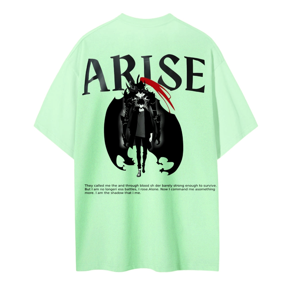 Solo Leveling Cotton Unisex Round Neck Anime T-Shirt