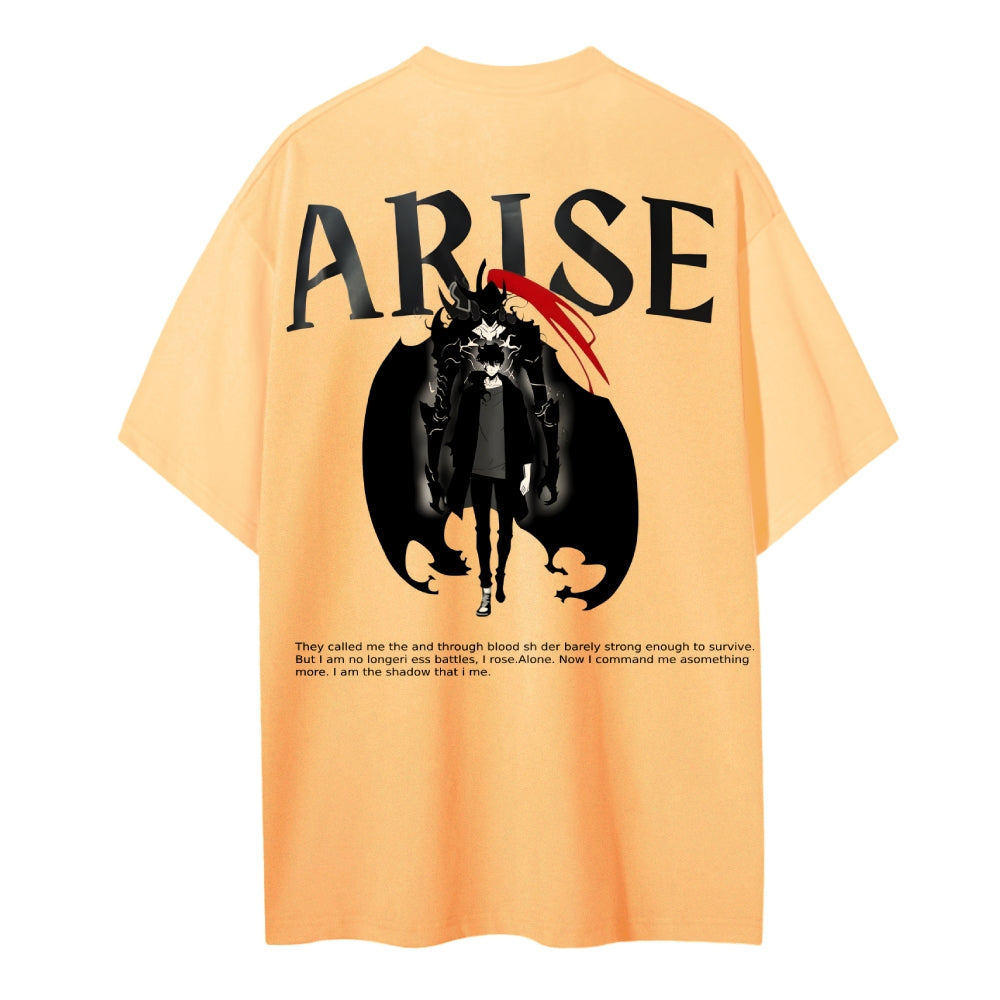 Solo Leveling Cotton Unisex Round Neck Anime T-Shirt