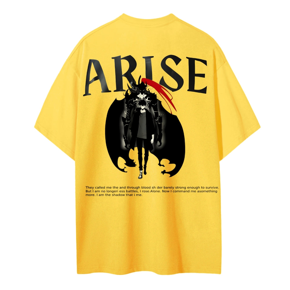 Solo Leveling Cotton Unisex Round Neck Anime T-Shirt