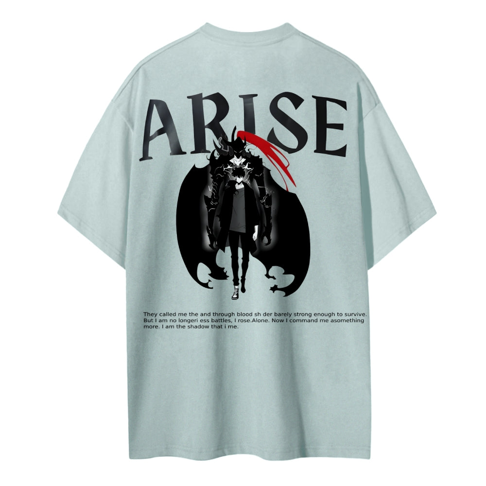 Solo Leveling Cotton Unisex Round Neck Anime T-Shirt