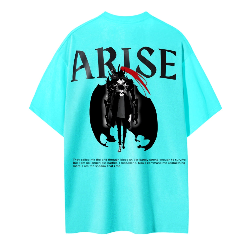 Solo Leveling Cotton Unisex Round Neck Anime T-Shirt