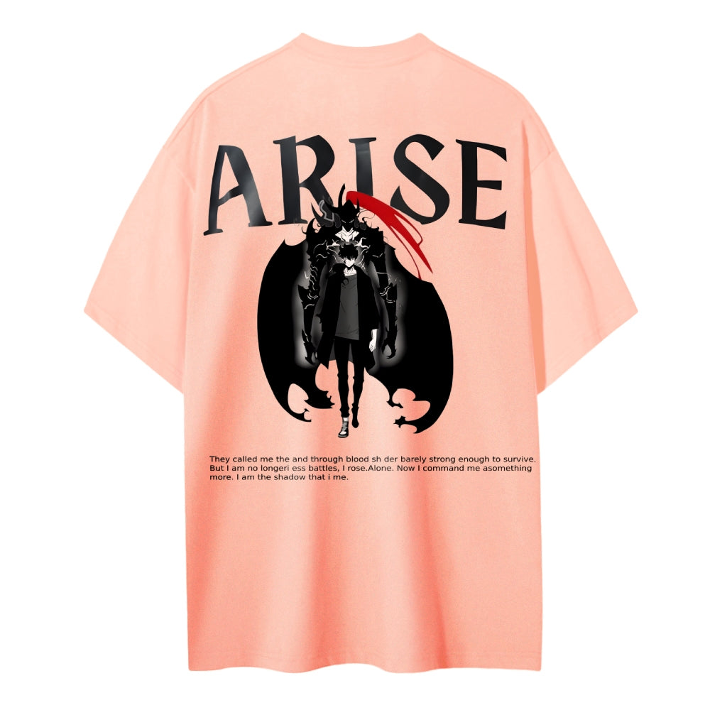 Solo Leveling Cotton Unisex Round Neck Anime T-Shirt