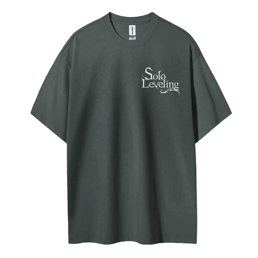 SOLOLEVELING Cotton Unisex Round Neck Anime T-Shirt