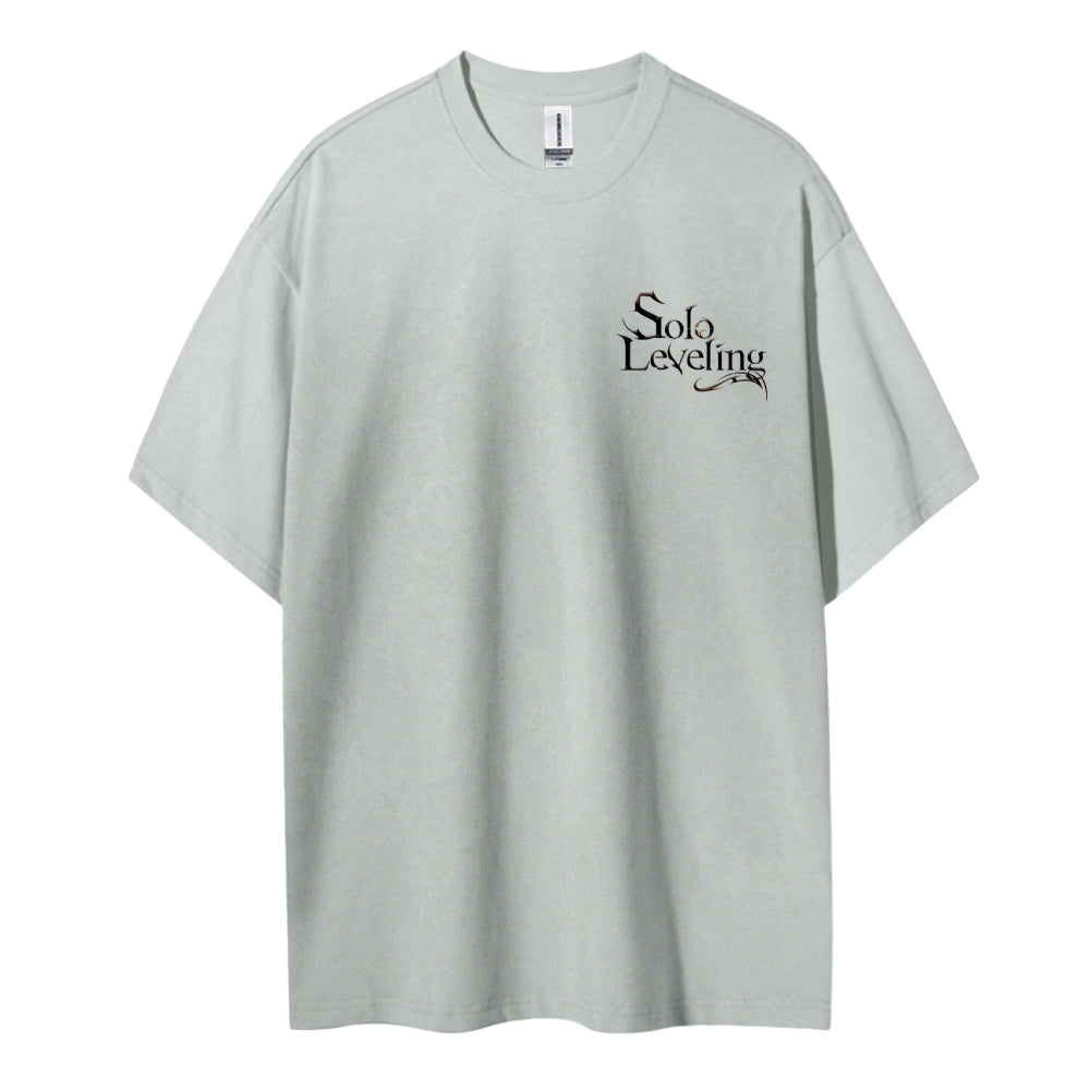 SOLOLEVELING Cotton Unisex Round Neck Anime T-Shirt