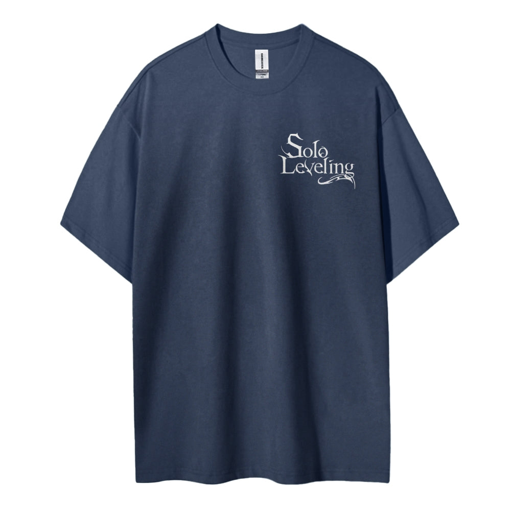SOLOLEVELING Cotton Unisex Round Neck Anime T-Shirt