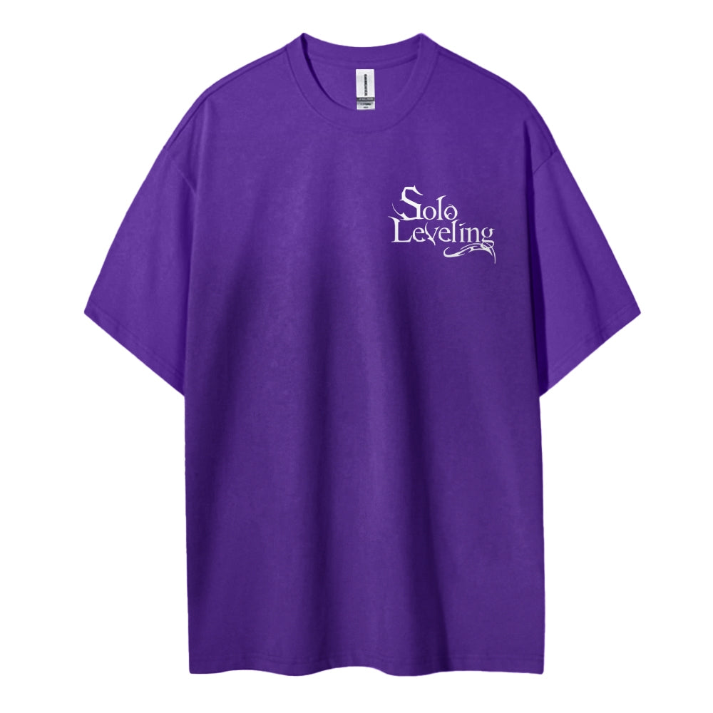 SOLOLEVELING Cotton Unisex Round Neck Anime T-Shirt