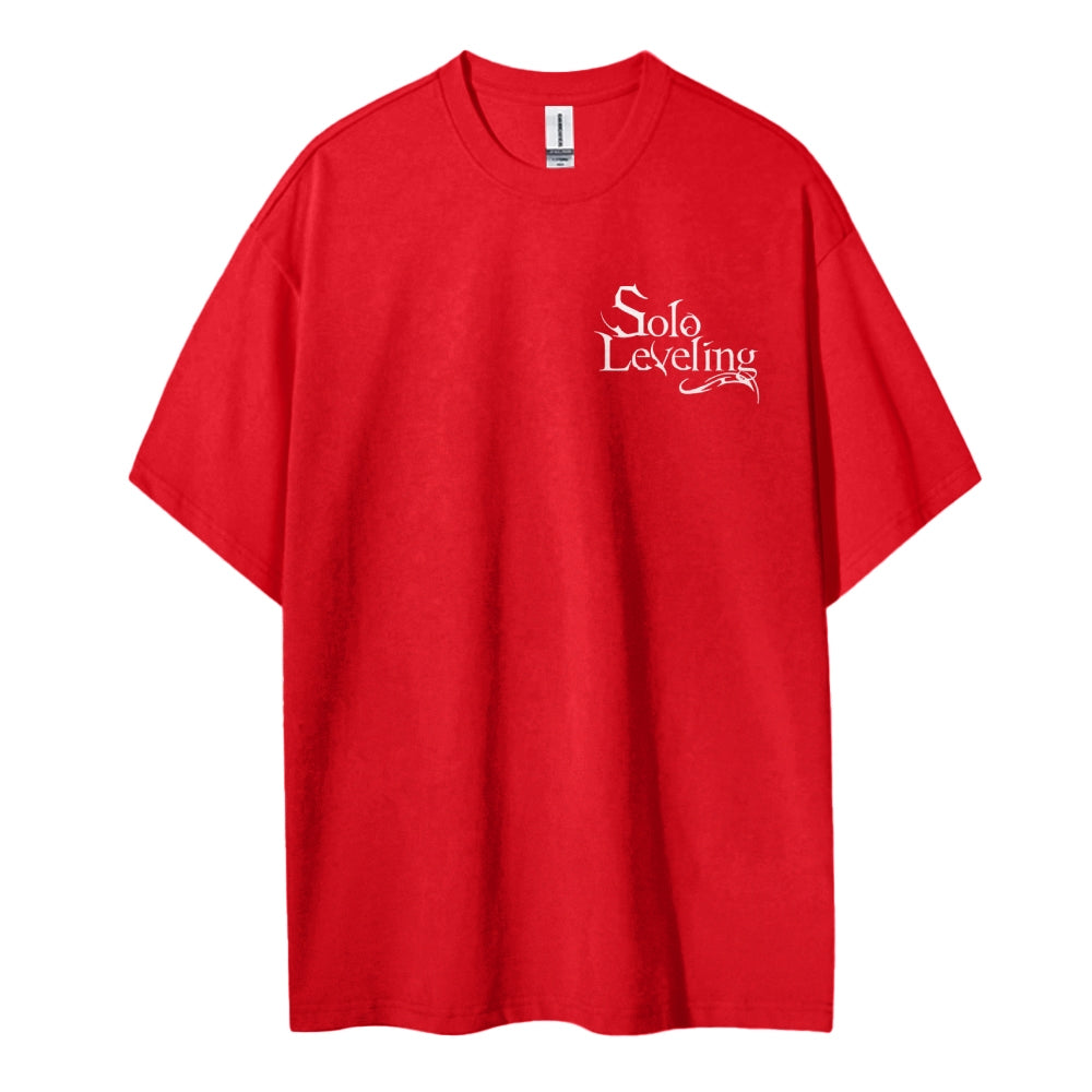 SOLOLEVELING Cotton Unisex Round Neck Anime T-Shirt