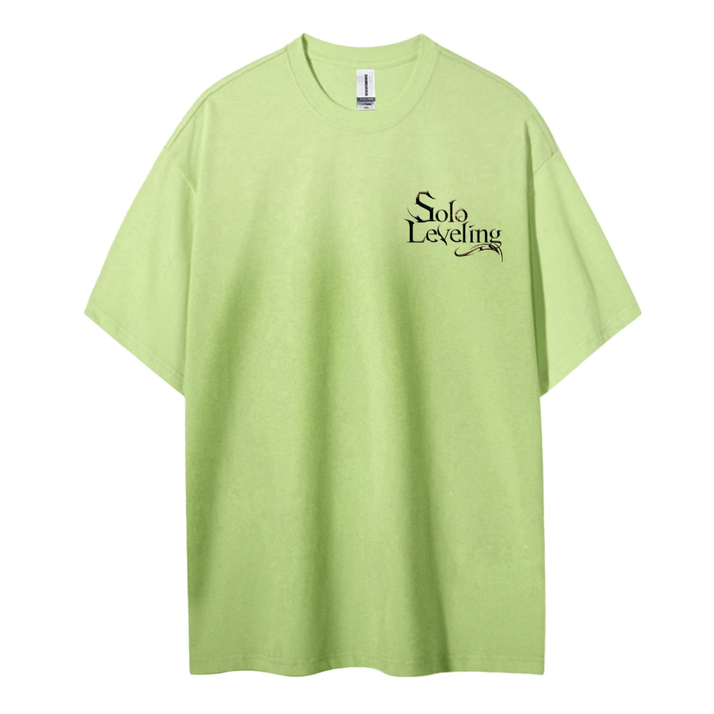 SOLOLEVELING Cotton Unisex Round Neck Anime T-Shirt