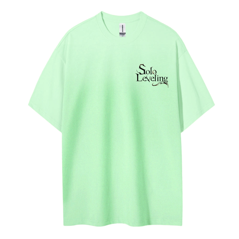 SOLOLEVELING Cotton Unisex Round Neck Anime T-Shirt