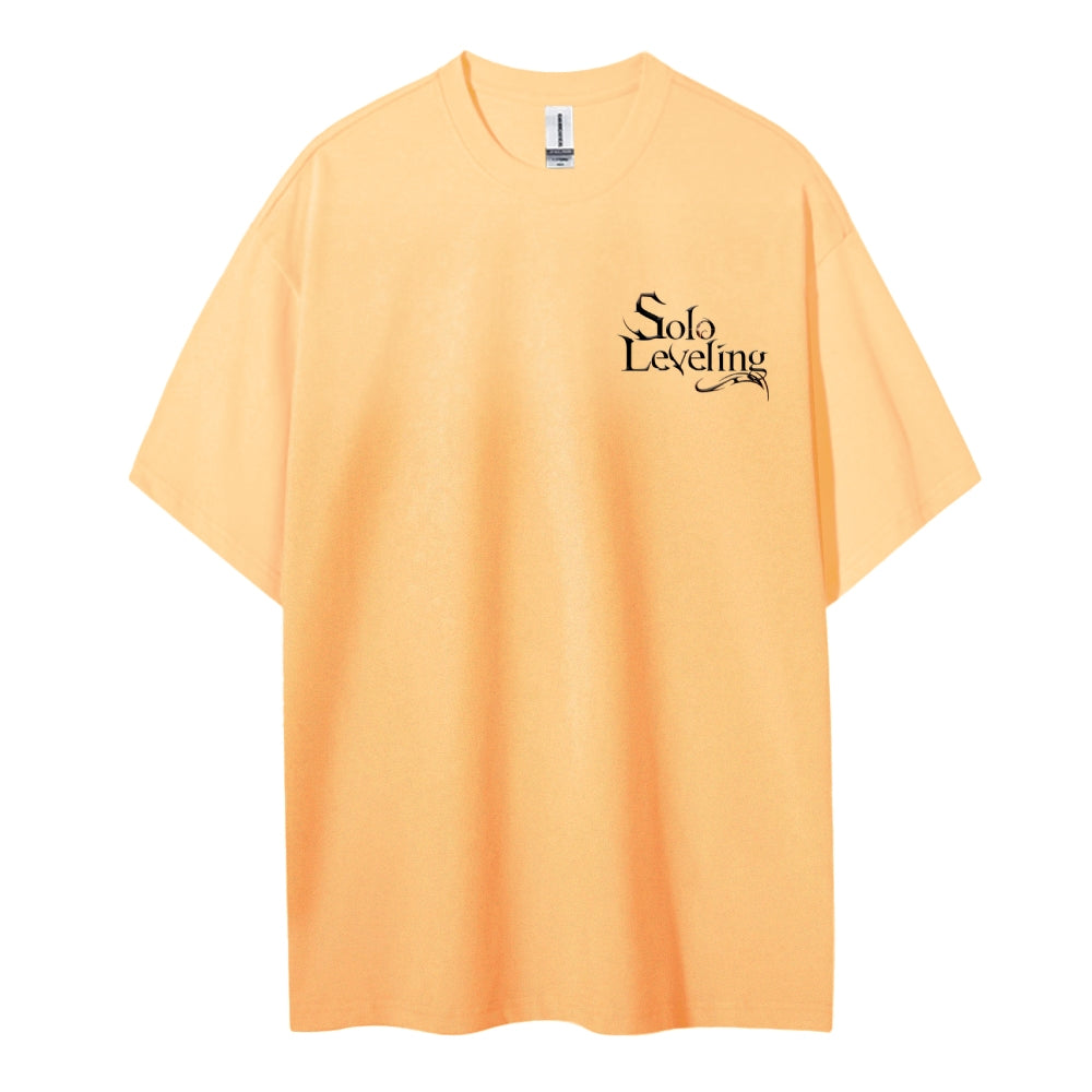 SOLOLEVELING Cotton Unisex Round Neck Anime T-Shirt