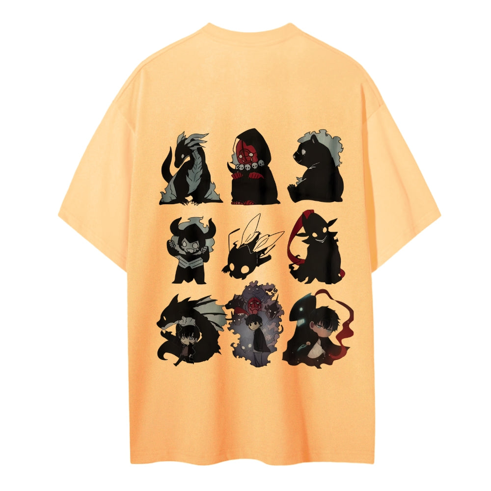 SOLOLEVELING Cotton Unisex Round Neck Anime T-Shirt