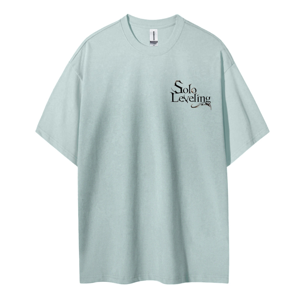SOLOLEVELING Cotton Unisex Round Neck Anime T-Shirt