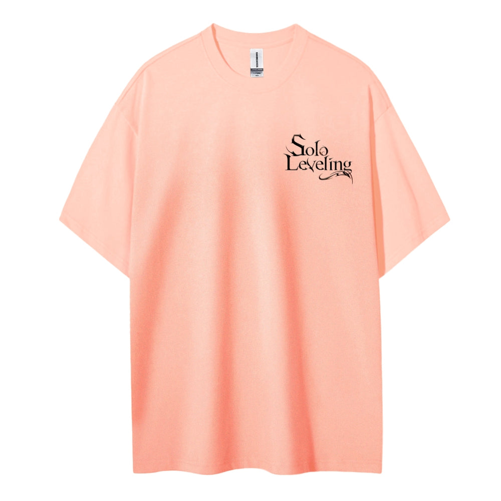 SOLOLEVELING Cotton Unisex Round Neck Anime T-Shirt
