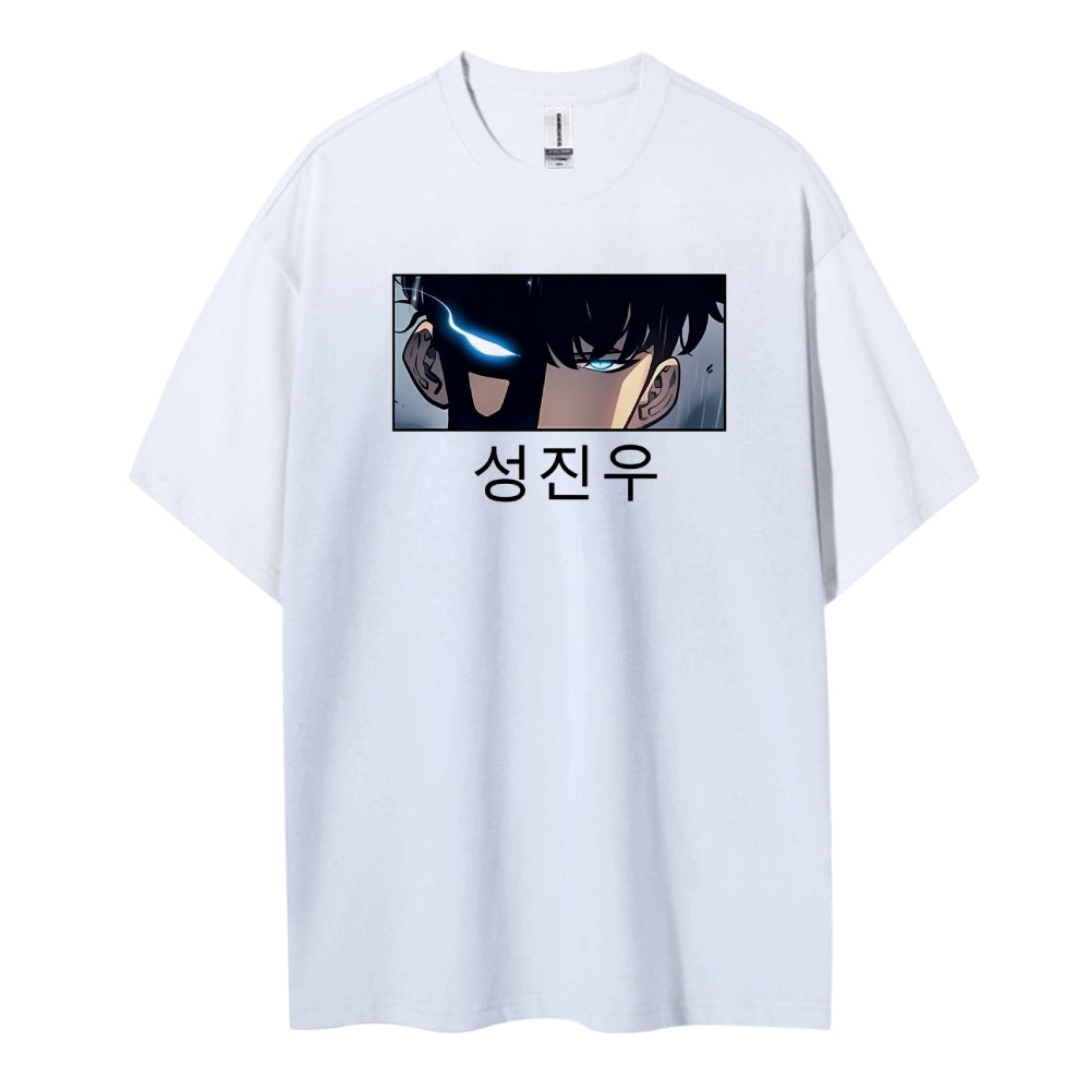 SOLOLEVELING Cotton Unisex Round Neck Anime T-Shirt