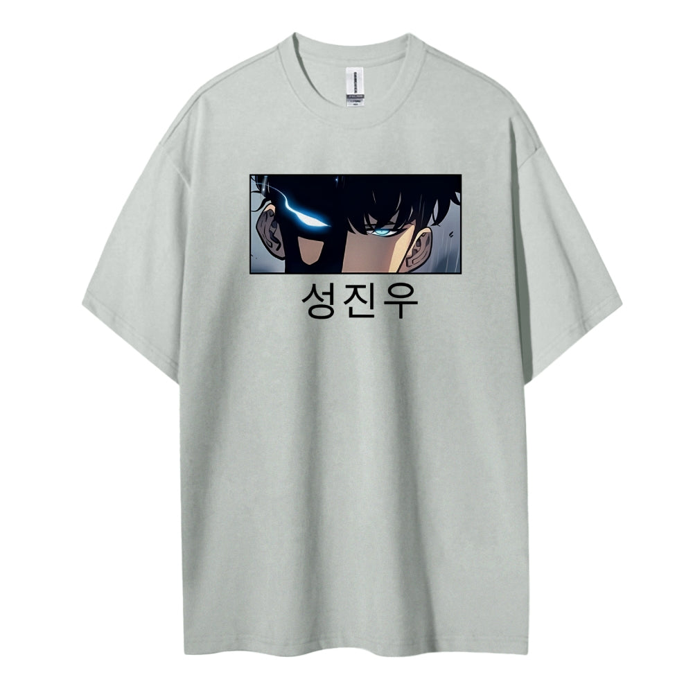 SOLOLEVELING Cotton Unisex Round Neck Anime T-Shirt
