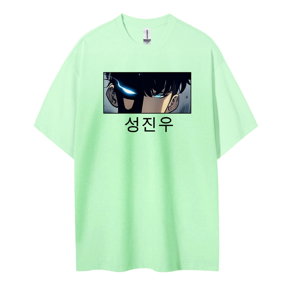 SOLOLEVELING Cotton Unisex Round Neck Anime T-Shirt