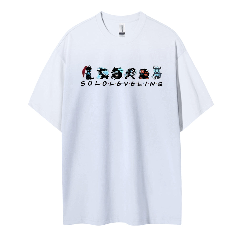 SOLOLEVELING Cotton Unisex Round Neck Anime T-Shirt