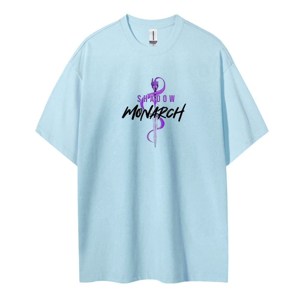 SOLOLEVELING Cotton Unisex Round Neck Anime T-Shirt