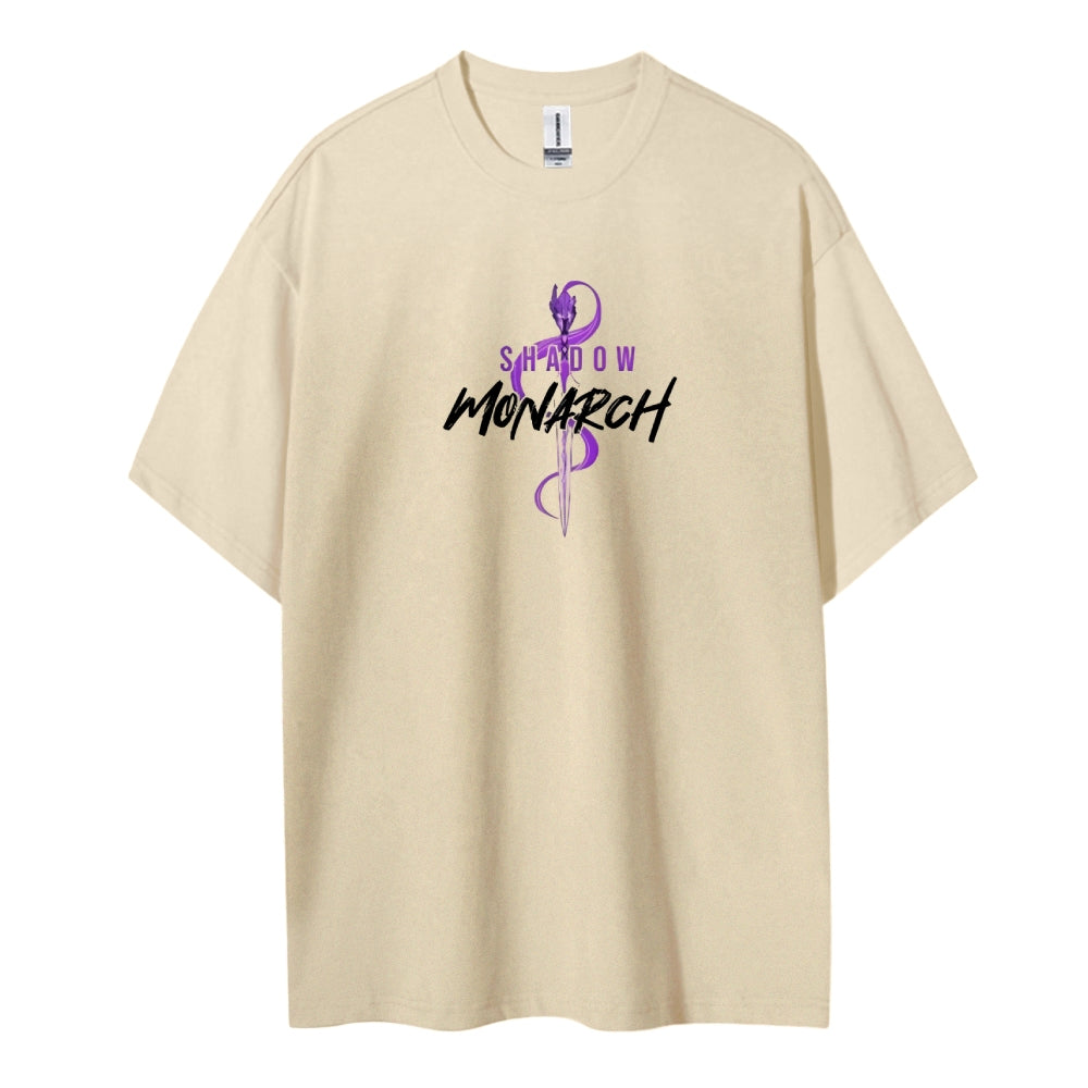 SOLOLEVELING Cotton Unisex Round Neck Anime T-Shirt