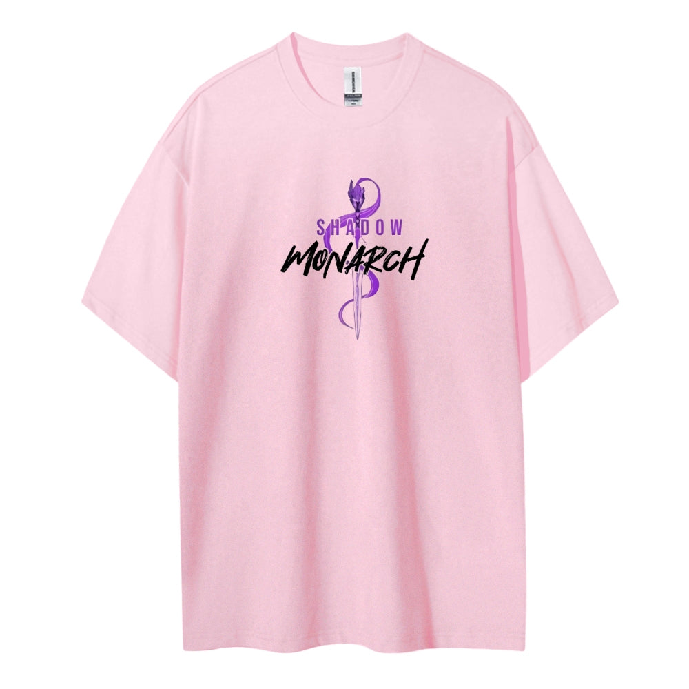 SOLOLEVELING Cotton Unisex Round Neck Anime T-Shirt