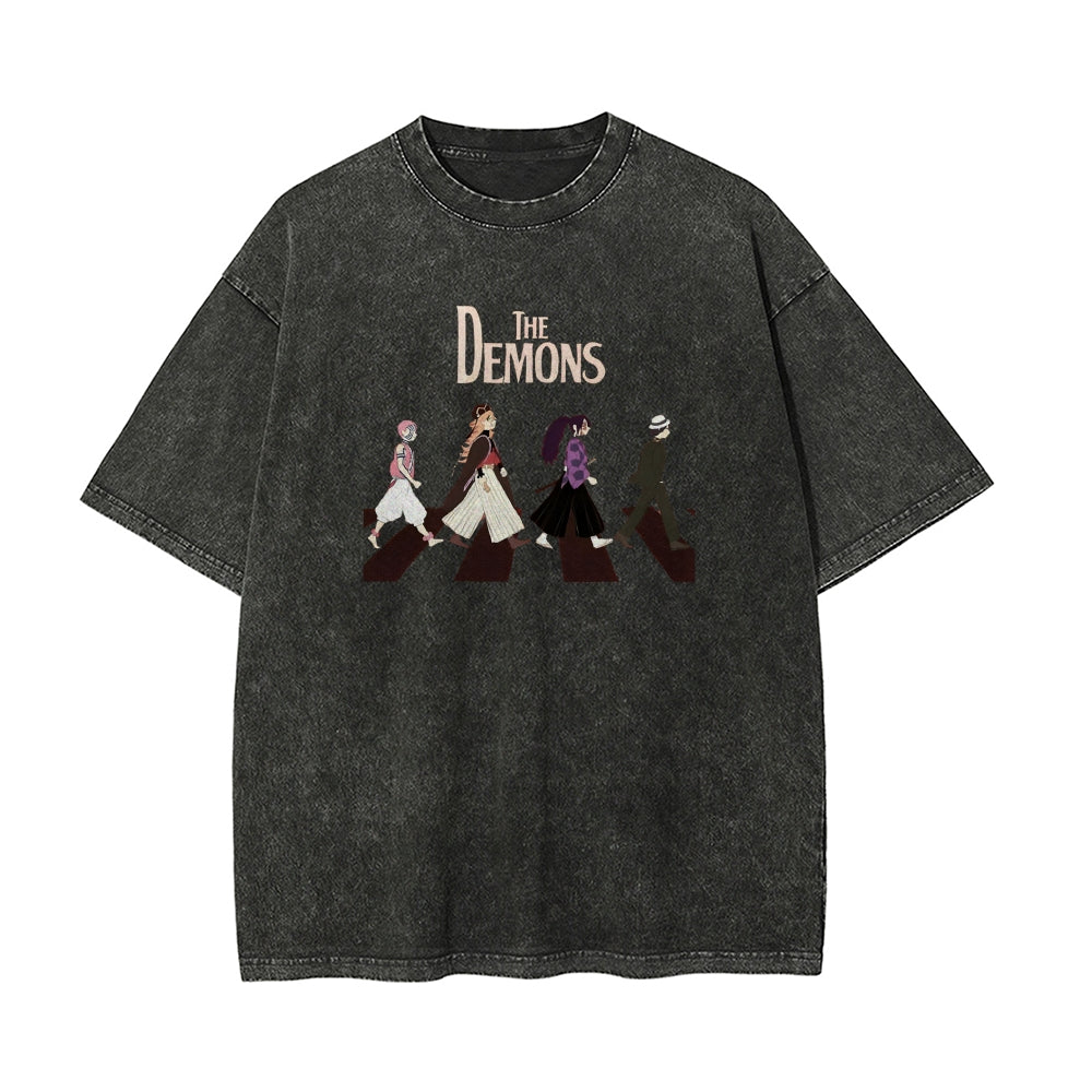 Vintage Oversized T-Shirt Demon Slayer
