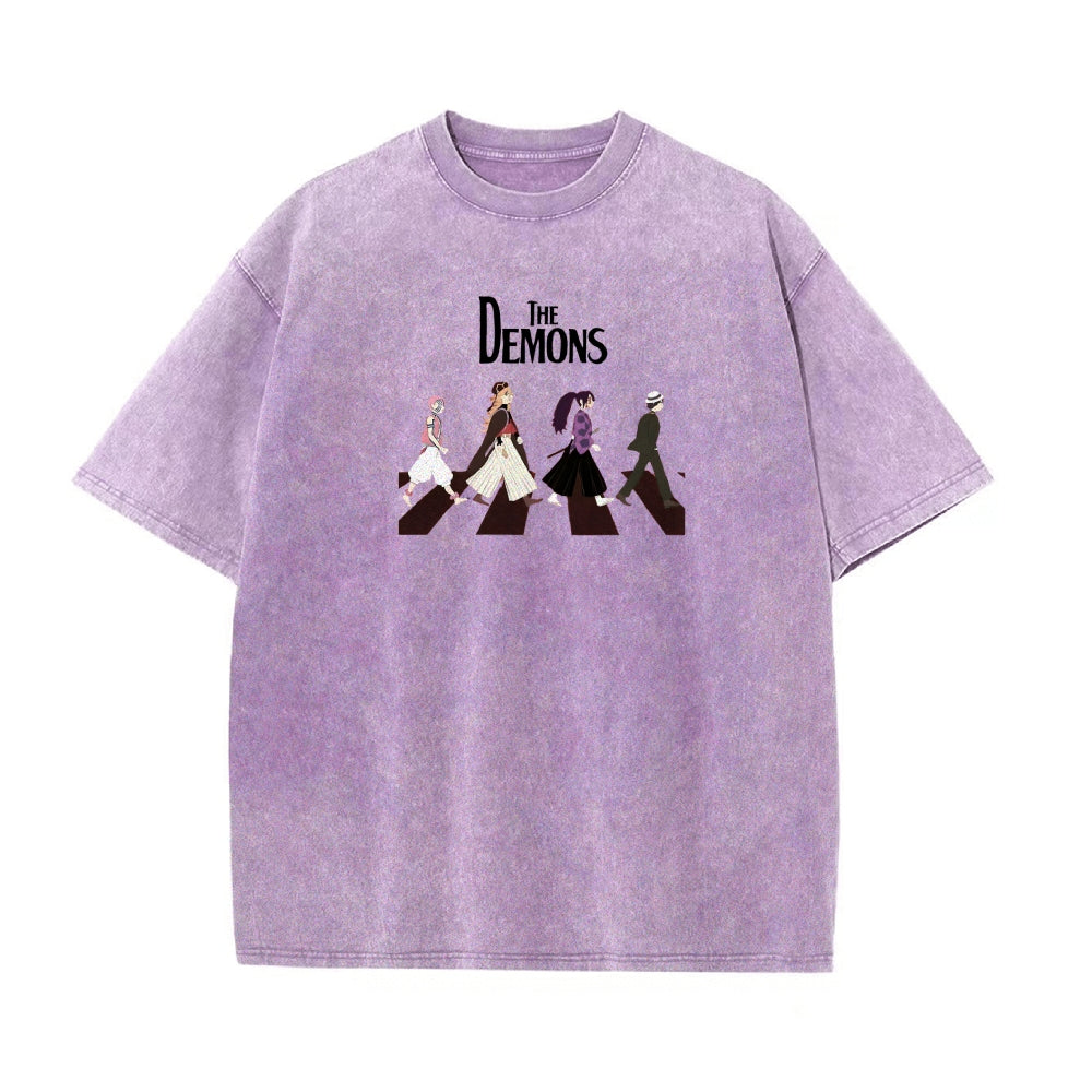 Vintage Oversized T-Shirt Demon Slayer