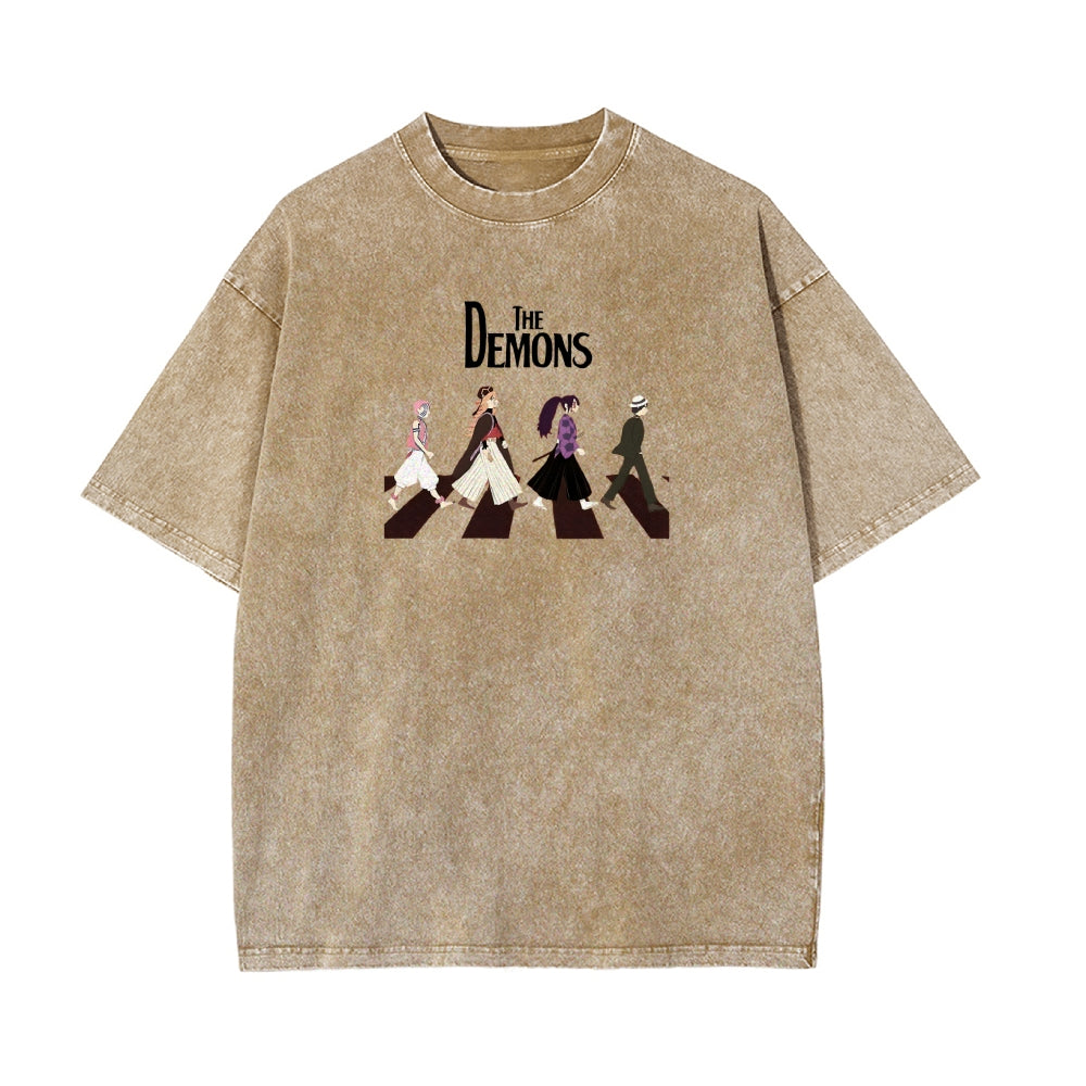 Vintage Oversized T-Shirt Demon Slayer