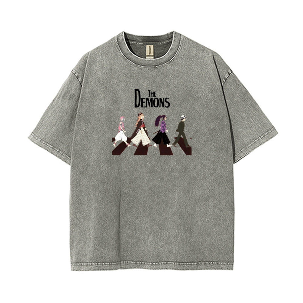 Vintage Oversized T-Shirt Demon Slayer