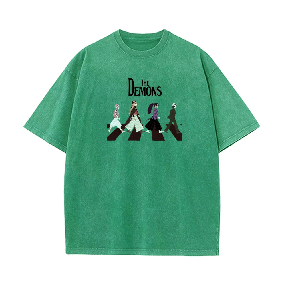 Vintage Oversized T-Shirt Demon Slayer