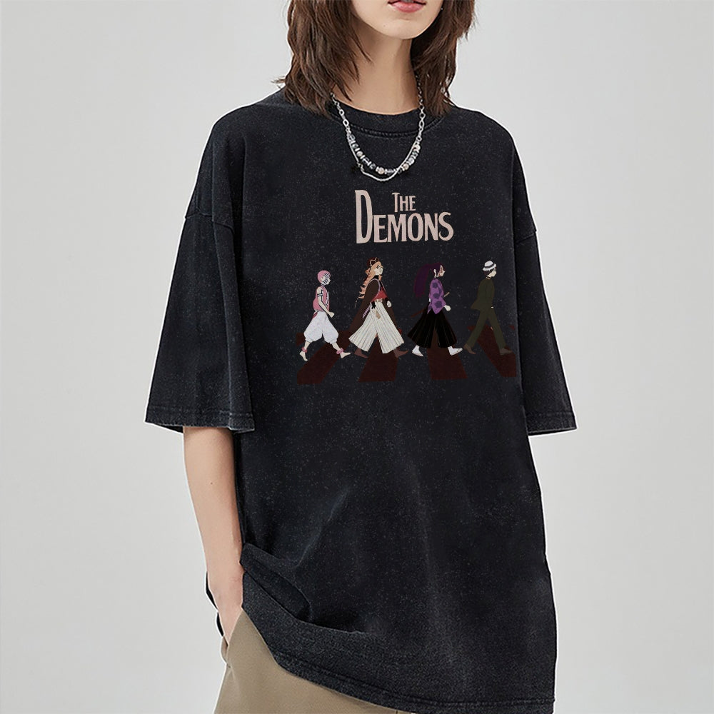 Vintage Oversized T-Shirt Demon Slayer