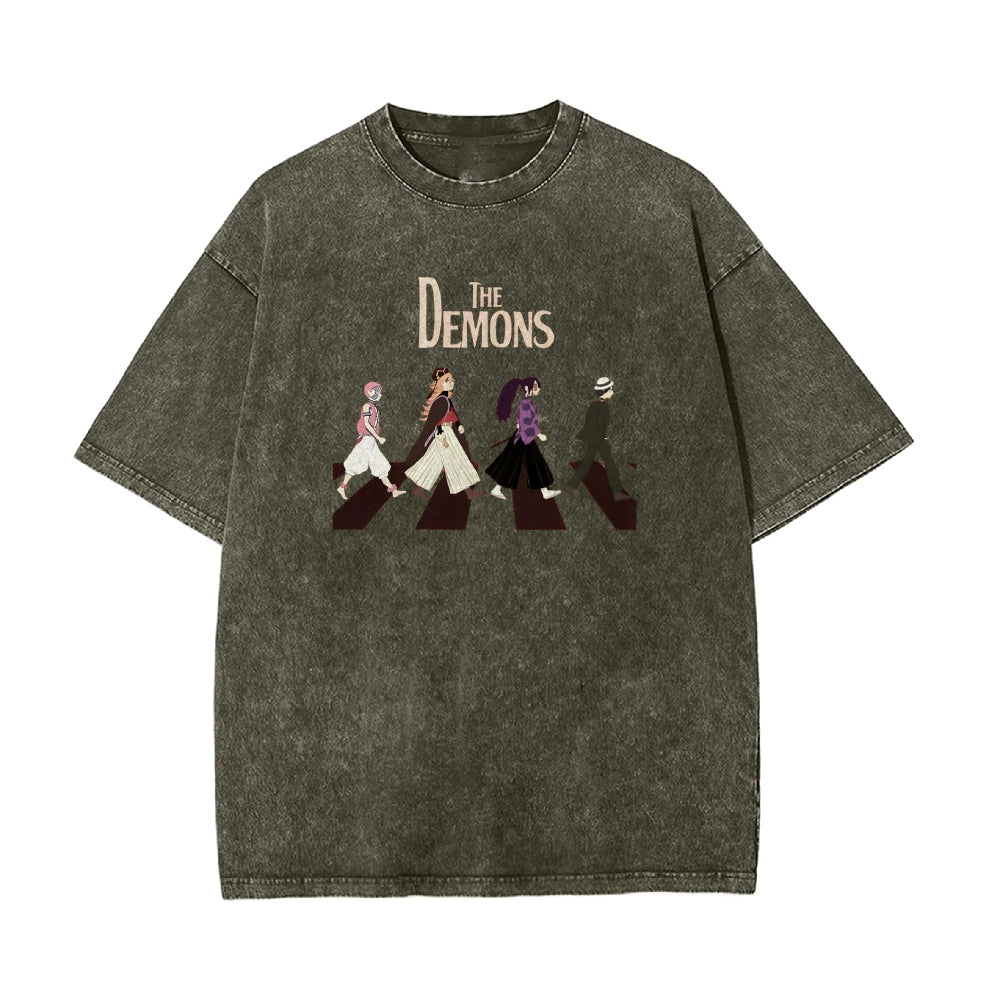 Vintage Oversized T-Shirt Demon Slayer
