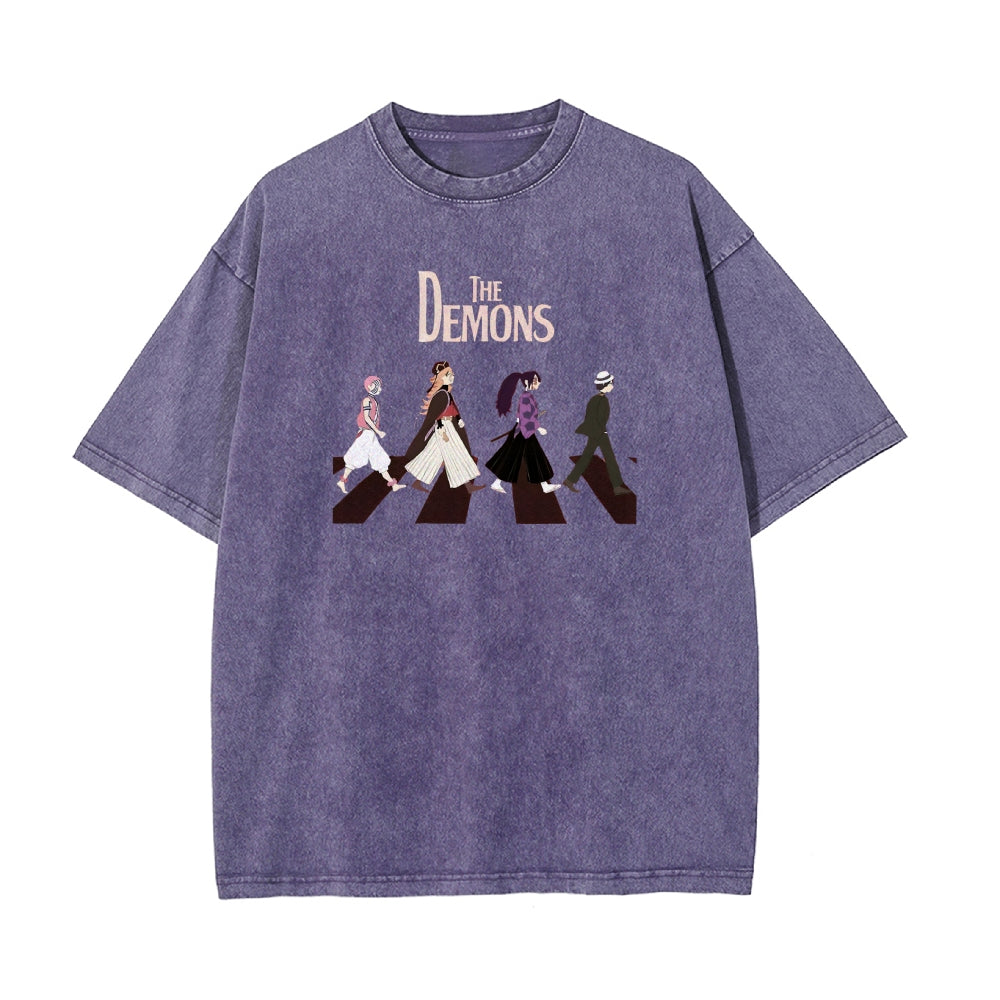 Vintage Oversized T-Shirt Demon Slayer