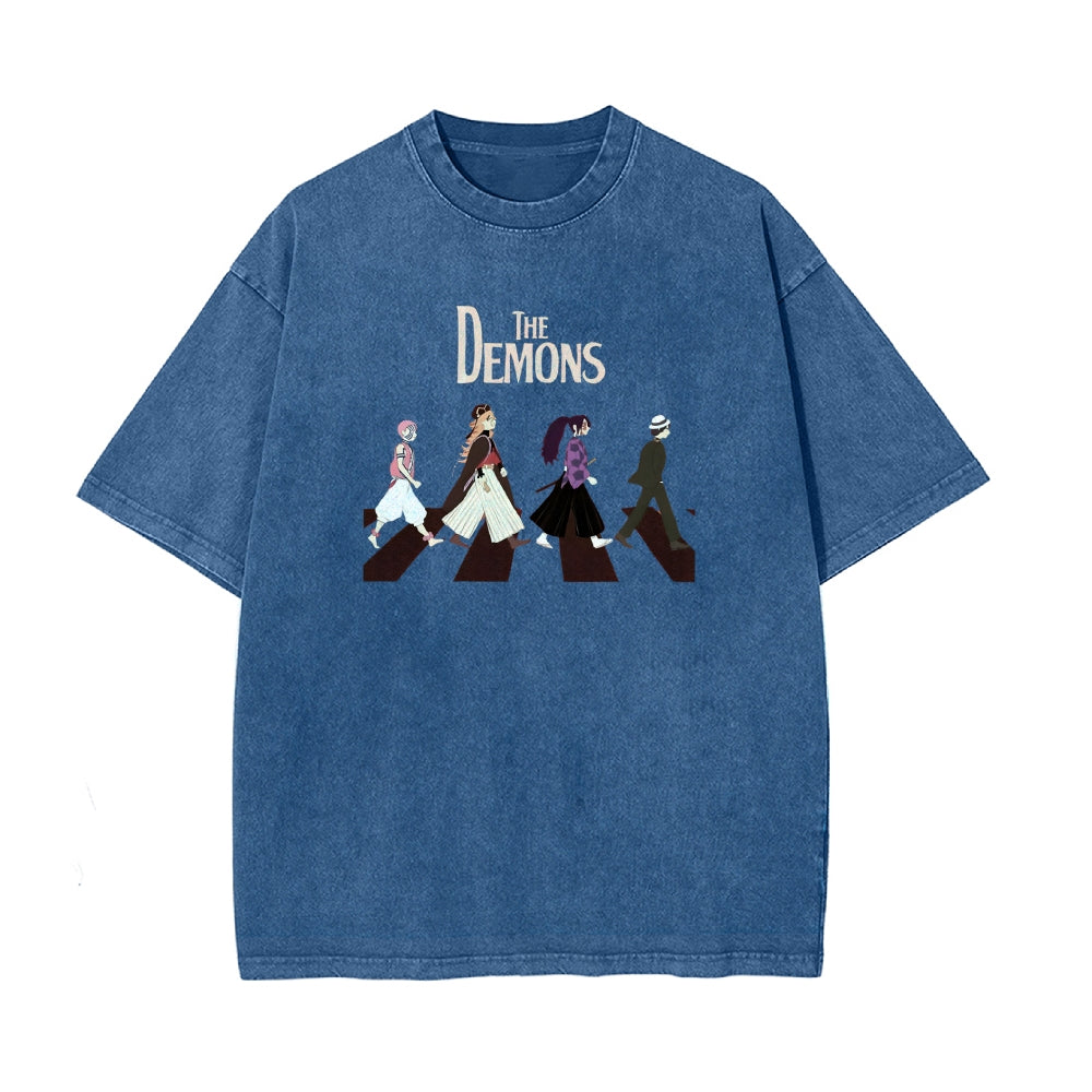 Vintage Oversized T-Shirt Demon Slayer