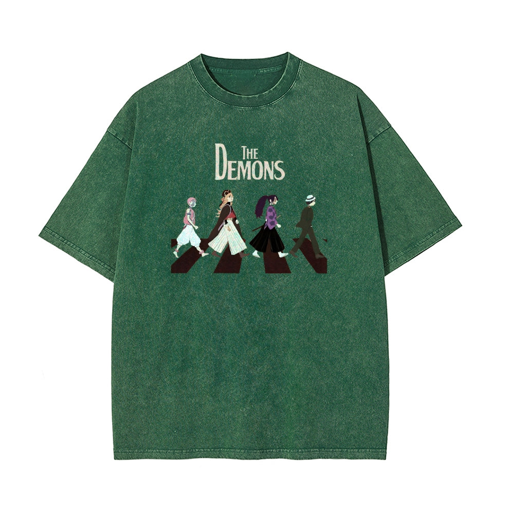 Vintage Oversized T-Shirt Demon Slayer